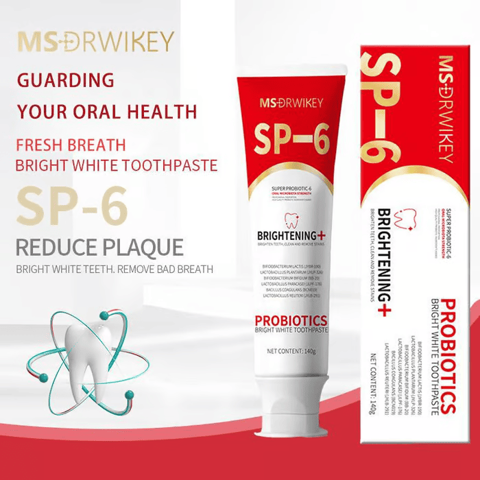SP6 Whitening Probiotic Toothpaste Brightening & Deep Clean