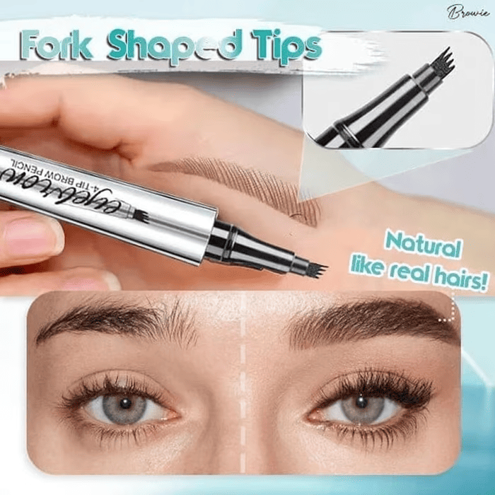 4-Claw Waterproof Eyebrow Pen