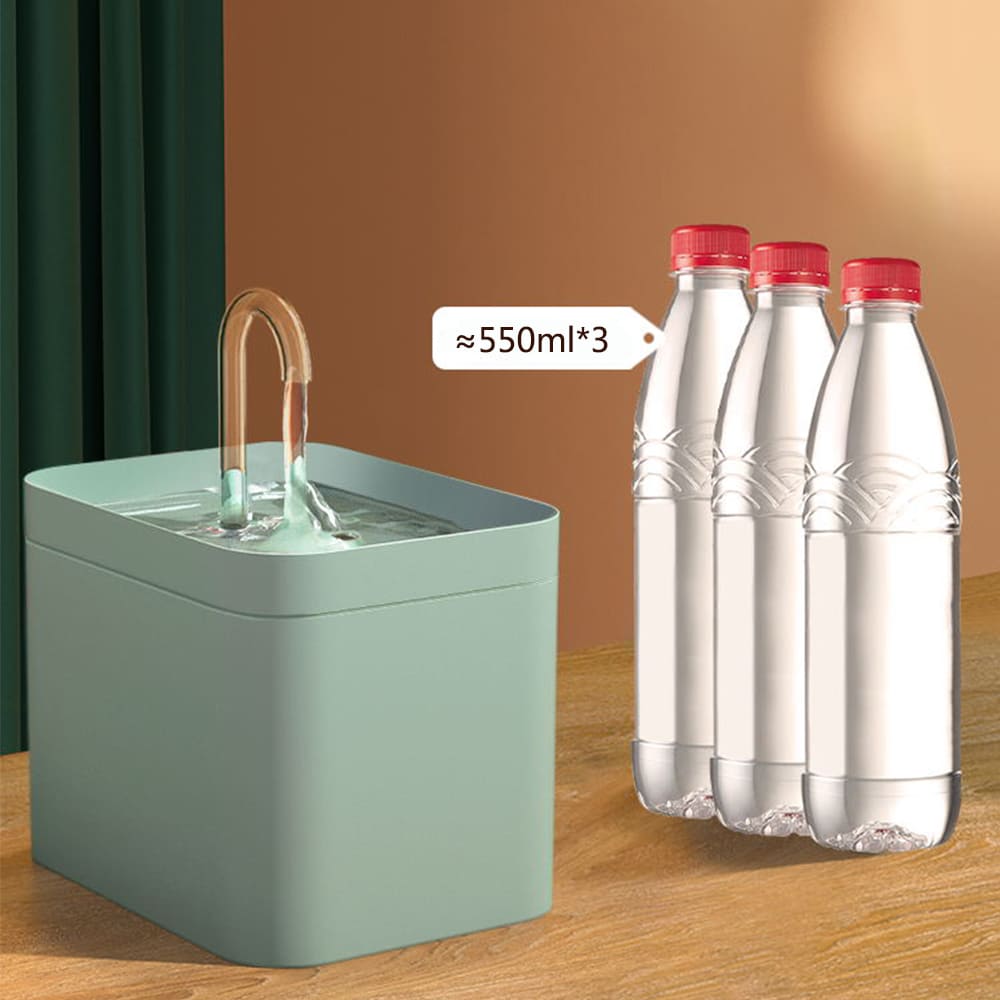 1.5L Cat Water Fountain with Auto Filter & Silent Operation