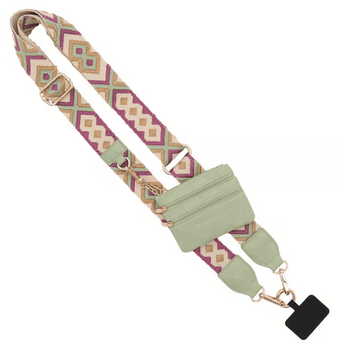 Adjustable Crossbody Phone Strap with Wallet