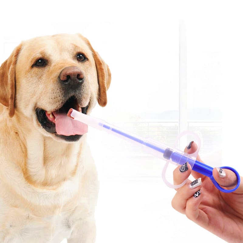 Pet Syringe Pill Dispenser & Feeder Tool for Dogs and Cats