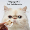 Aloe Tear Stain Remover Wipes for Cats & Dogs