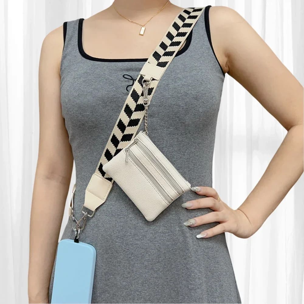 Adjustable Crossbody Phone Strap with Wallet