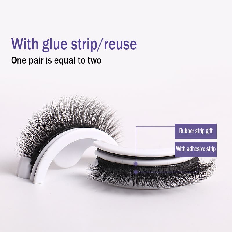 Reusable Self-Adhesive False Eyelashes