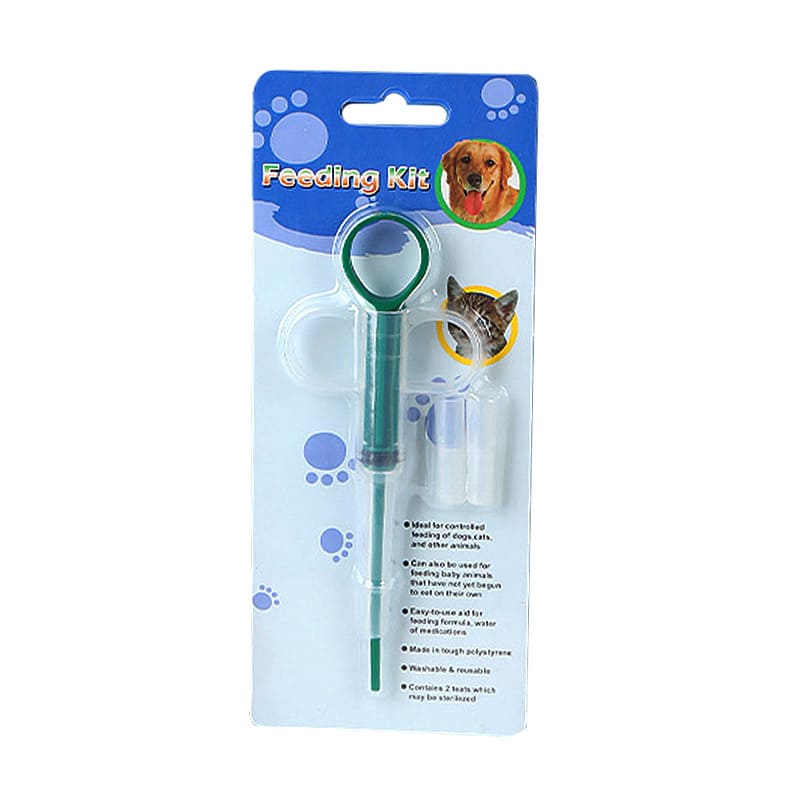 Pet Syringe Pill Dispenser & Feeder Tool for Dogs and Cats