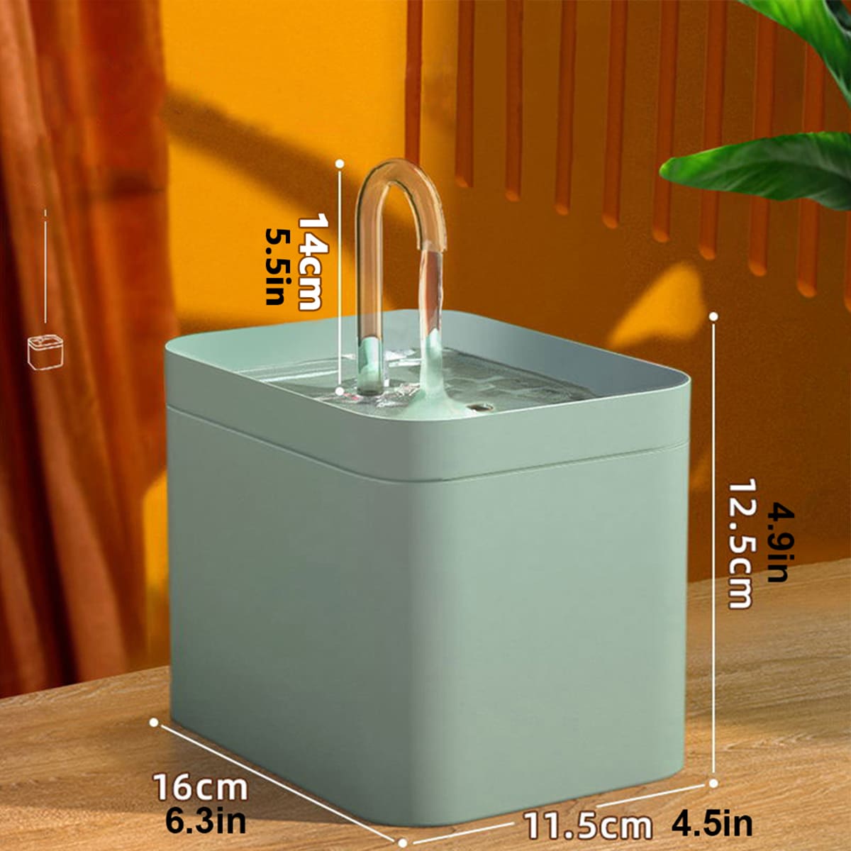 1.5L Cat Water Fountain with Auto Filter & Silent Operation