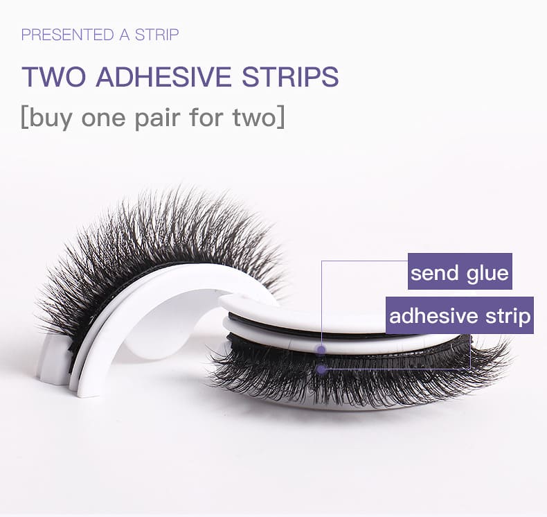 Reusable Self-Adhesive False Eyelashes