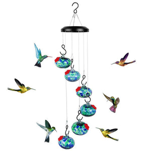 Wind Chime Hummingbird Feeder