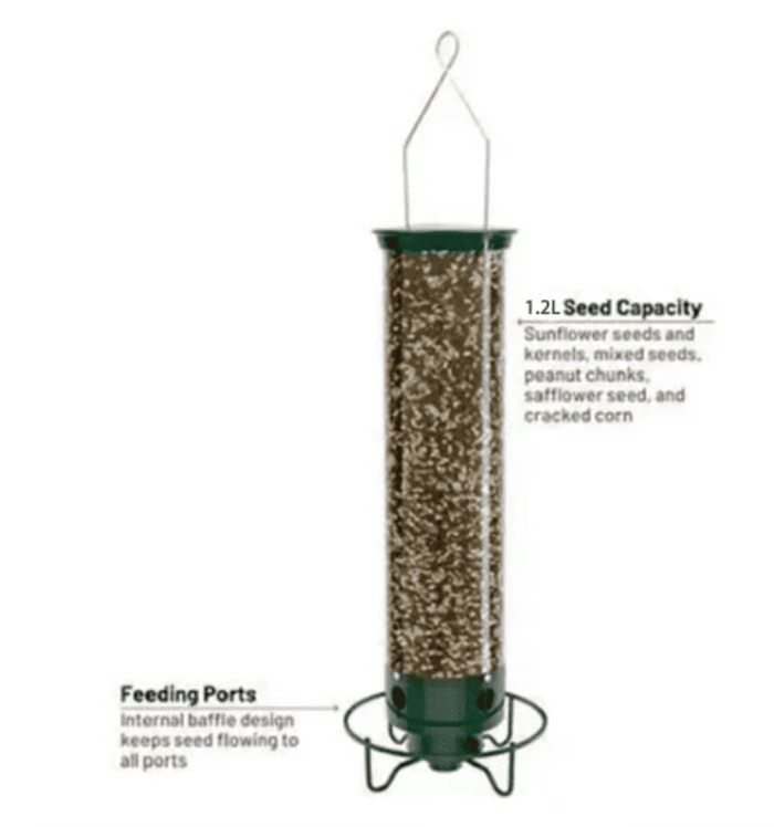 Squirrel-Proof Hanging Bird Feeder