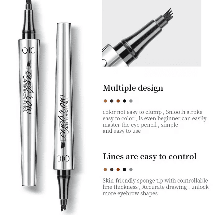 4-Claw Waterproof Eyebrow Pen